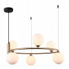 Závesná lampa Amily MDM-3974/6 BRO GOLD Balls (Závesná lampa Amily MDM-3974/6 BRO GOLD Balls)