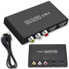 Prepínač 2x HDMI + RCA AV Cinch Rozbočovač Adaptér rozdeľovač videa