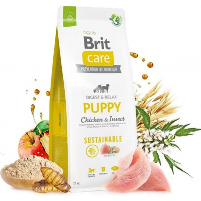 Granule Brit Care Dog Sustainable Puppy, 12 kg