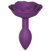 Love To Love Open Rose Butt Plug Size S Purple