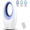 Kalorik VT2000 biely podlahový ventilátor (Biely podlahový ventilátor OSCILAČNÝ ČASOVAČ MODERNÉ BEZLOŽIČOVÉ DIAĽKOVÉ OVLÁDANIE)