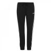 adidas Womens 3-Stripes Pants Slim Black/White S (8-10)