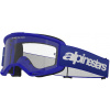 Okuliare VISION 3 WORDMARK, ALPINESTARS (modrá, číre plexi) 2025