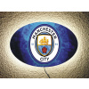 Nočné lampa MANCHESTER CITY na stenu alebo pracovný stôl (Nočné lampa MANCHESTER CITY na stenu alebo pracovný stôl)