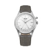 Vulcain Cricket President 39 mm - strieborné - Grey + 5 rokov záruka a darček ZADARMO