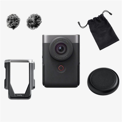 Canon PowerShot V10 Advanced Vlogging Kit strieborná 5946C005