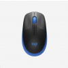 Logitech Wireless Mouse M190 Full-Size, blue