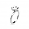 iZlato Forever Obruč z bieleho zlata solitaire pre 2ct diamant Alexia, 14K CSTM6W-200