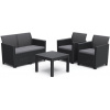 Allibert Záhradný set CLAIRE 2 SEATERS SOFA, grafit