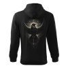 Pánská mikina na zip Midnight Gear - Raven Signal Velikost: S