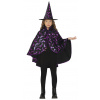 Dětský set čarodějnice - plášť a klobouk