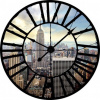 Fototapeta - FT3982 - Hodiny - mesto New York 208cm x 208cm - Vliesová fototapeta