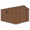 Hardmaister záhradný domček HUDSON 277 x 319 cm, orechová Hardmaister