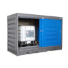 Depot PolySafe 2C, posuvné dvere, pre 8 sudov à 200 litrov alebo pre 2 IBC à 1000 litrov