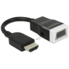 Delock 65587 HDMI / VGA adaptér [1x HDMI zástrčka - 1x D-SUB zásuvka 15-pólová] čierna, biela; 65587