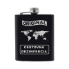 Vtipná butylka Originál cestovná dezinfekcia s mapou sveta