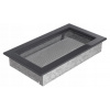 Krbový rošt/ventilačná mriežka 30x17 cm GRAFIT VYPR