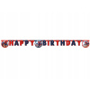 Procos Banner Happy Birthday Spiderman Crime Fighter 2 m