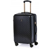 Cestovní kufr BERTOO Torino - černý 60-71 l, 65x45x25 cm, L 65x45x25 cm, L