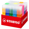 Vláknová fixka STABILO Trio A-Z - 240 ks box - 20 rôznych farieb