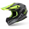 Motokrosová prilba XRC Dousman grey/yellow fluo (Prilba na motokros s certifikáciou ECE 22-06)