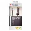 Verbatim USB (3.1) hub 1-port 49144 šedá délka kabelu 1,5m adaptér USB C na HDMI