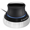 3Dconnexion SpaceMouse Compact optická 3D myš, přenos USB, 2 tlačítko, černá, stříbrná