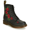 Dr. Martens Polokozačky 1460 VONDA BLACK SOFTY T Čierna