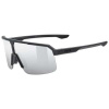 Sluneční brýle UVEX RAMP BLACK MATT/ MIR.SILVER 00102864