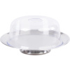 Box MagicHome, na tortu, nerez, priehľadné veko, 31 cm, podnos