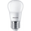 LED žiarovka, E27, malá guľa, P45, 5W, 470lm, 2700K, PHILIPS 