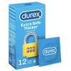 Kondómy Durex Extra Safe, bezpečné, 12 kusov, zosilnené, lubrikované