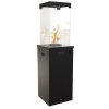 KRATKI PATIO LIGHT plynový ohrievač čierny