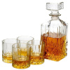 Whiskey set karafa + poháre sada 5 ks krištáľové sklo, 0,9L KO-CD1003190