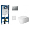 Geberit SET Duofix 111.300.00.5 +WCzávesné Duravit ME by Starck Riml.+sedSC+Sigma01 ChrMat 111.300.00.5 NM3