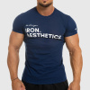Pánske fitness tričko Iron Aesthetics Be Stronger, modré, Farba Modrá, Veľkosť 3XL
