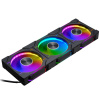 PHANTEKS D30 PWM Regular Airflow D-RGB Fan, 3x Pack - 120mm, black PH-F120D30_DRGB_PWM_BK01_3P