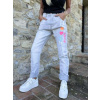 Dámske jeans baggy svetlo šedej Bung - S