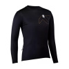 LEATT Cyklistický dres s dlhým rukávom letný - MTB TRAIL 3.0 W - čierna XL