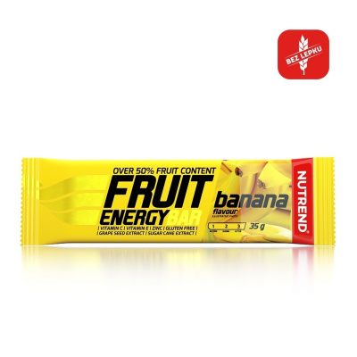 NUTREND FRUIT ENERGY BAR - banán, 35 g