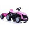 Detský traktor LEAN Toys ružový