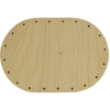 Preglejka tl.4 mm, ovál 16x11 cm s otvormi 22P1611V