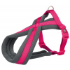 TRIXIE Nylonový postroj PREMIUM podšitý 30-40cm/15mm (XS-S), - fuchsie