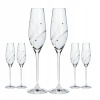 Swarovski Modern Sklenice na sekt 6 x 210 ml