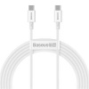 Baseus CATYS-C02 Superior Fast Charging Dátový Kábel USB-C - USB-C 100W 2m White