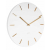 Designové nástěnné hodiny 5716WH Karlsson 45cm