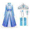 Kostým pre dievča - Plavky bikiny chvost morská panna ariel sirenka (Šaty elza Elsa 128 134 5 - 6 rokov šaty)