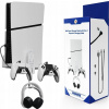 JYS nástěnný věšák + kabel 2v1 pro Sony Playstation 5 PS5 Slim / Jys-p5177