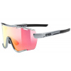 UVEX SPORTSTYLE 236 SET Silicum/mirror red CAT.2+CAT.0 sportovní brýle s vyměnitelnými skly