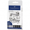 Faber-Castell 267118 Pitt Artist Pen Hand Lettering 9 ks čiernošedé farby